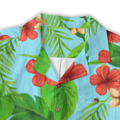 "Tropical Dreamscapes" Hawaiian Shirt - 100% Cotton