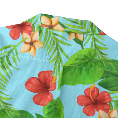 "Tropical Dreamscapes" Hawaiian Shirt - 100% Cotton