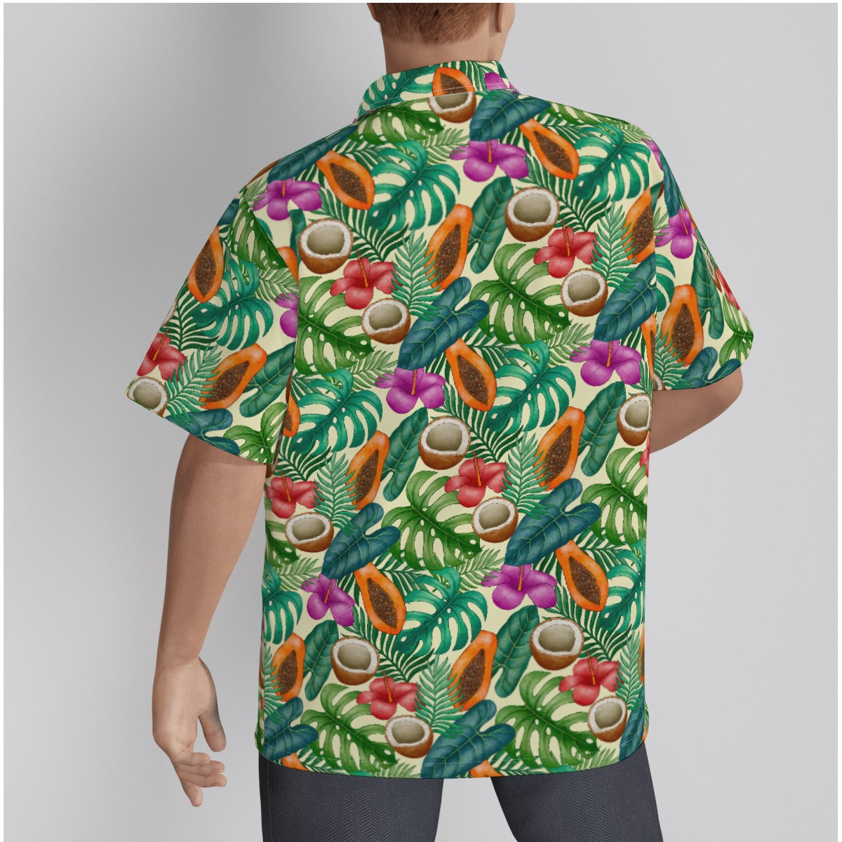 "Island Extravaganza" Hawaiian Shirt - Cotton