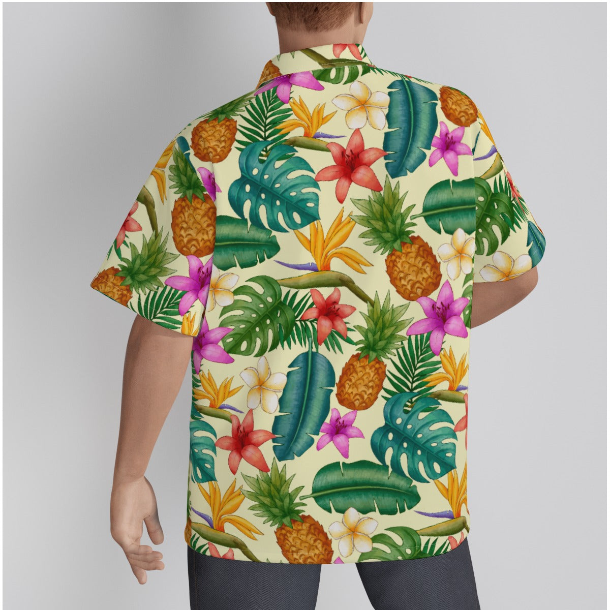 "Pineapple Infused" Hawaiian Shirt - Cotton