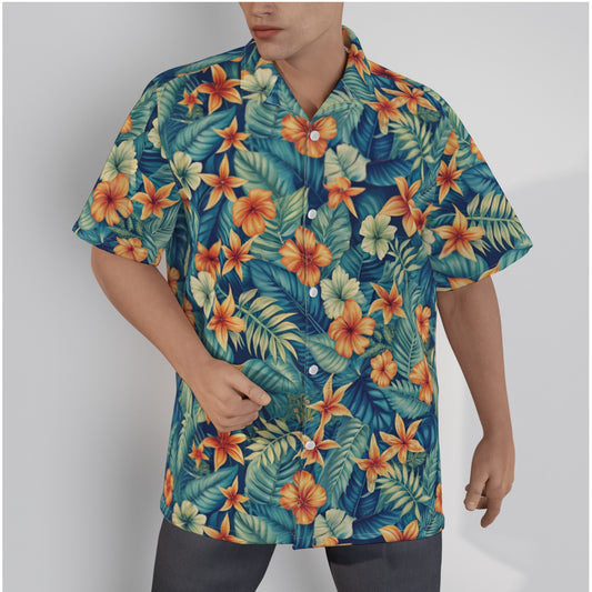 "Kahled's Kona Kaleidoscope" Hawaiian Shirt - Cotton