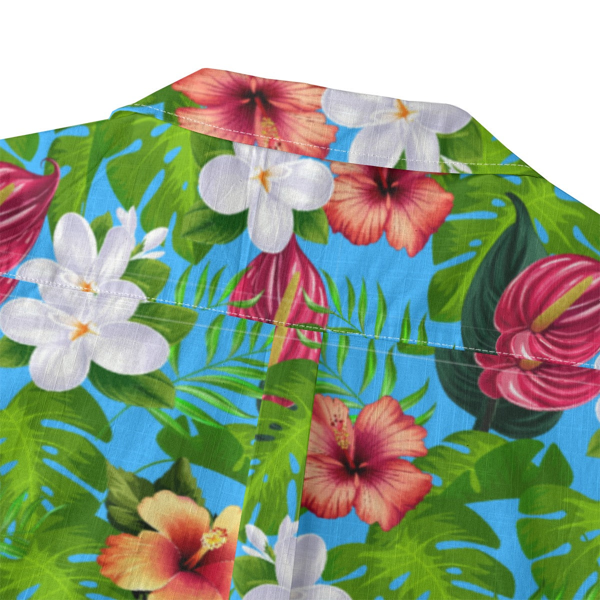 "Jungle Odyssey Hues: Rainforest Expedition" Hawaiian Shirt - 100% Cotton
