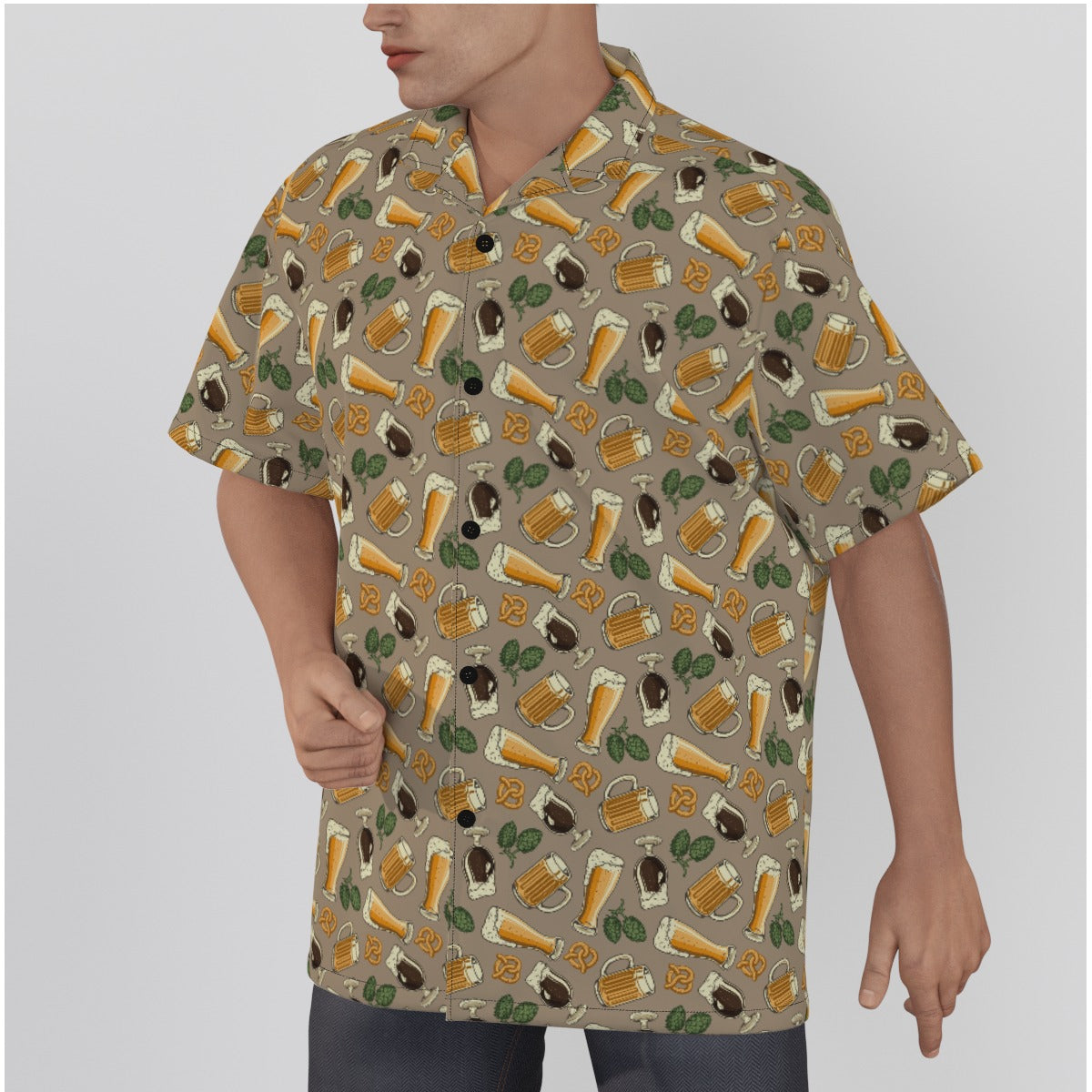 "Party Pints" Hawaiian Shirt - Cotton