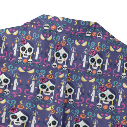 “Noches de Recuerdo” Día de Muertos Cotton Celebration Shirt