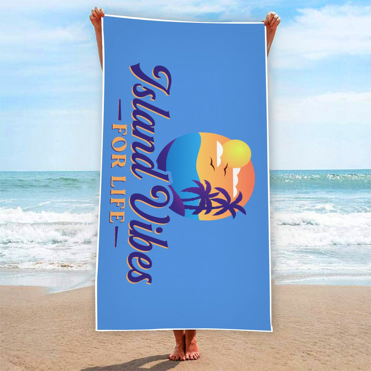 Island Vibes For Life Beach Towel -From $29.99!