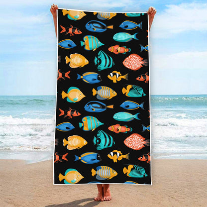 "Nocturnal Reef Parade" Beach Towel -From $29.99