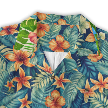 "Kona Kaleidoscope" Hawaiian Shirt - 100% Cotton