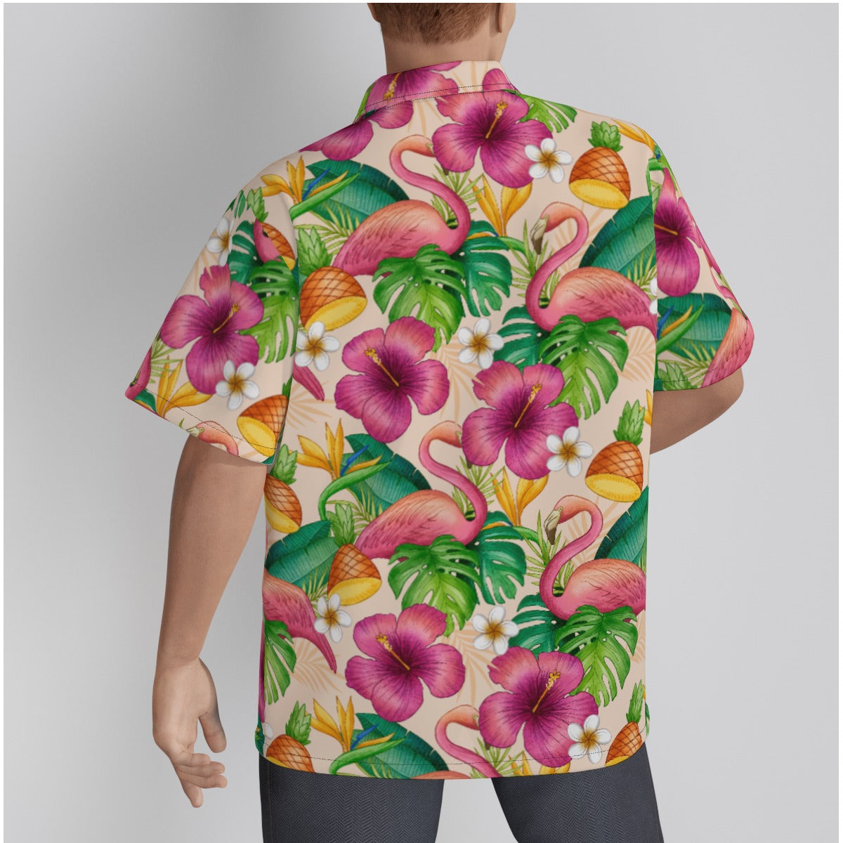 "Tropical Duo" Hawaiian Shirt - Cotton