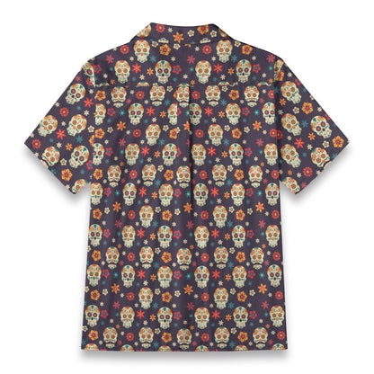 “Flores de Vida” Día de Muertos Cotton Celebration Shirt