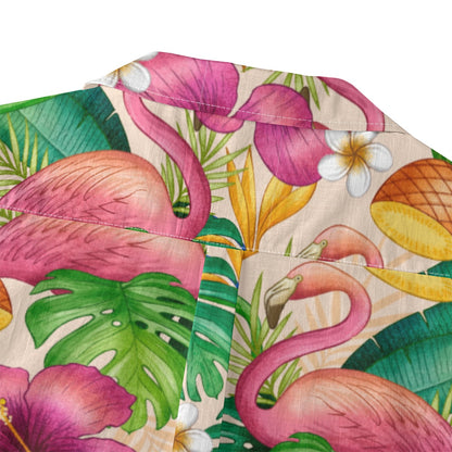 "Tropical Duo" Hawaiian Shirt - 100% Cotton