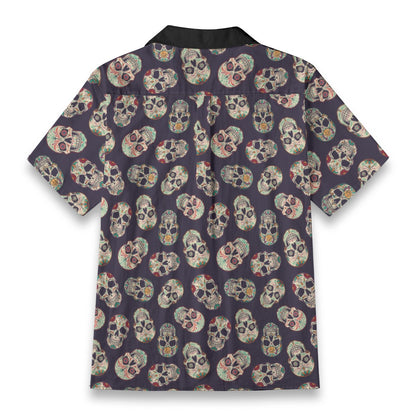 "Dia De Muertos Darkness" Cotton Celebration Shirt