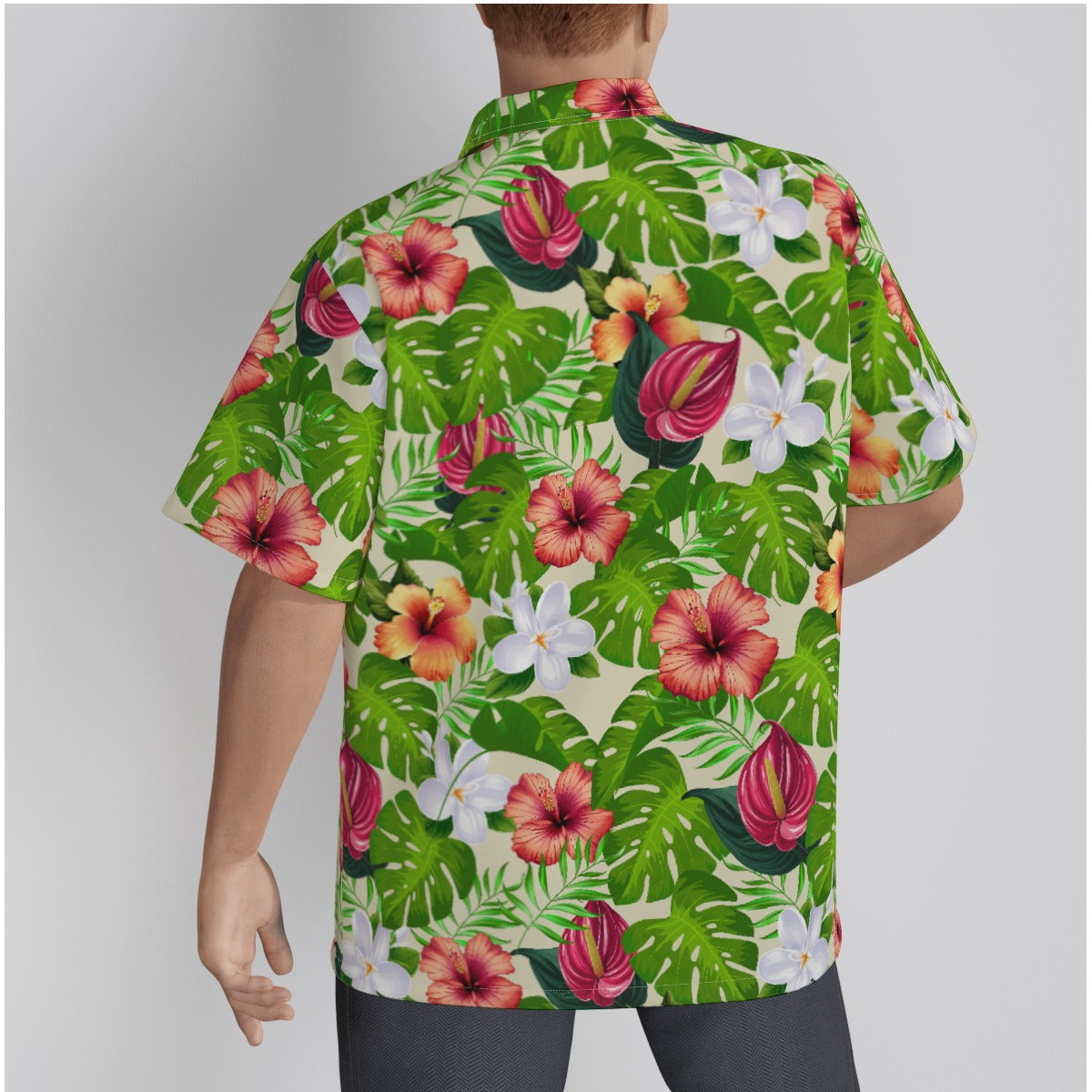 "Jungle Odyssey: Beach Vibes" Hawaiian Shirt - Cotton