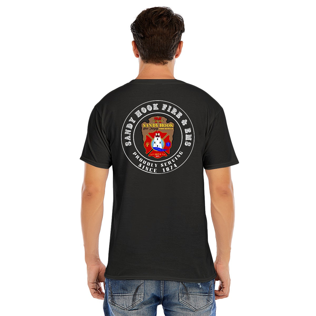 Sandy Hook, NJ Fire and EMS Tee.