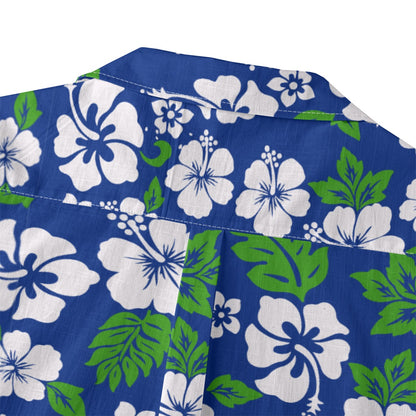 "Aloha Spirit Blooms" Hawaiian Shirt - 100% Cotton