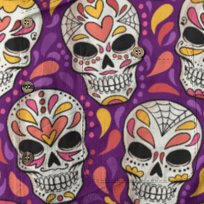 “Corazones Eternos” Día de Muertos Cotton Celebration Shirt