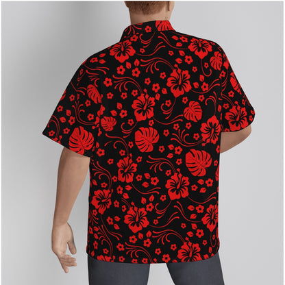 "Black Sands" Hawaiian Shirt - Cotton