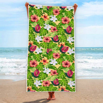 "Jungle Odyssey: Golden Sun"  Beach Towel -From $29.99!