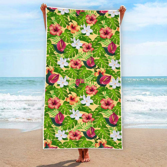 "Jungle Odyssey: Golden Sun"  Beach Towel -From $29.99!