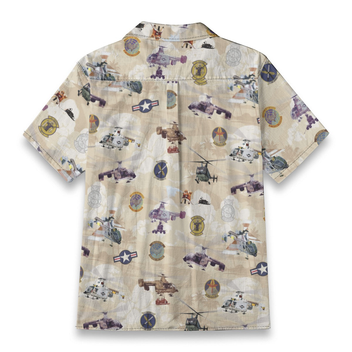 HH-43 "Huskie" Hawaiian Shirt – Cotton Edition | PEDRO-Inspired Vintage Aviation Vibes - Begie