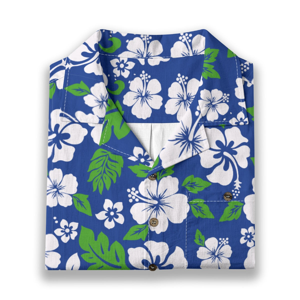 "Aloha Spirit Blooms" Hawaiian Shirt - 100% Cotton