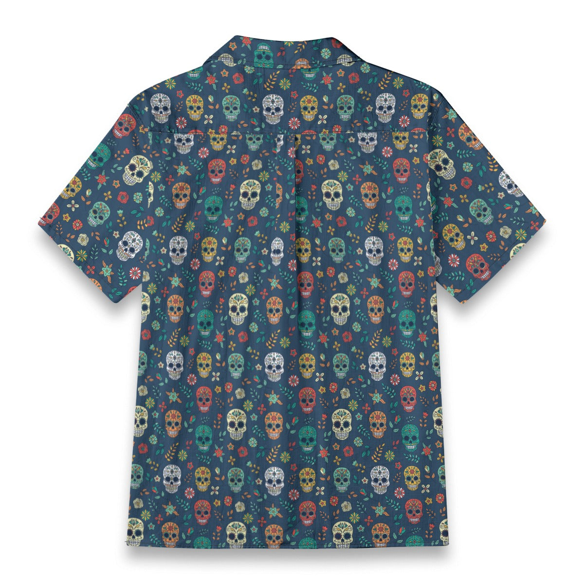 "Midnight Sugar Skulls" Cotton Celebration Shirt