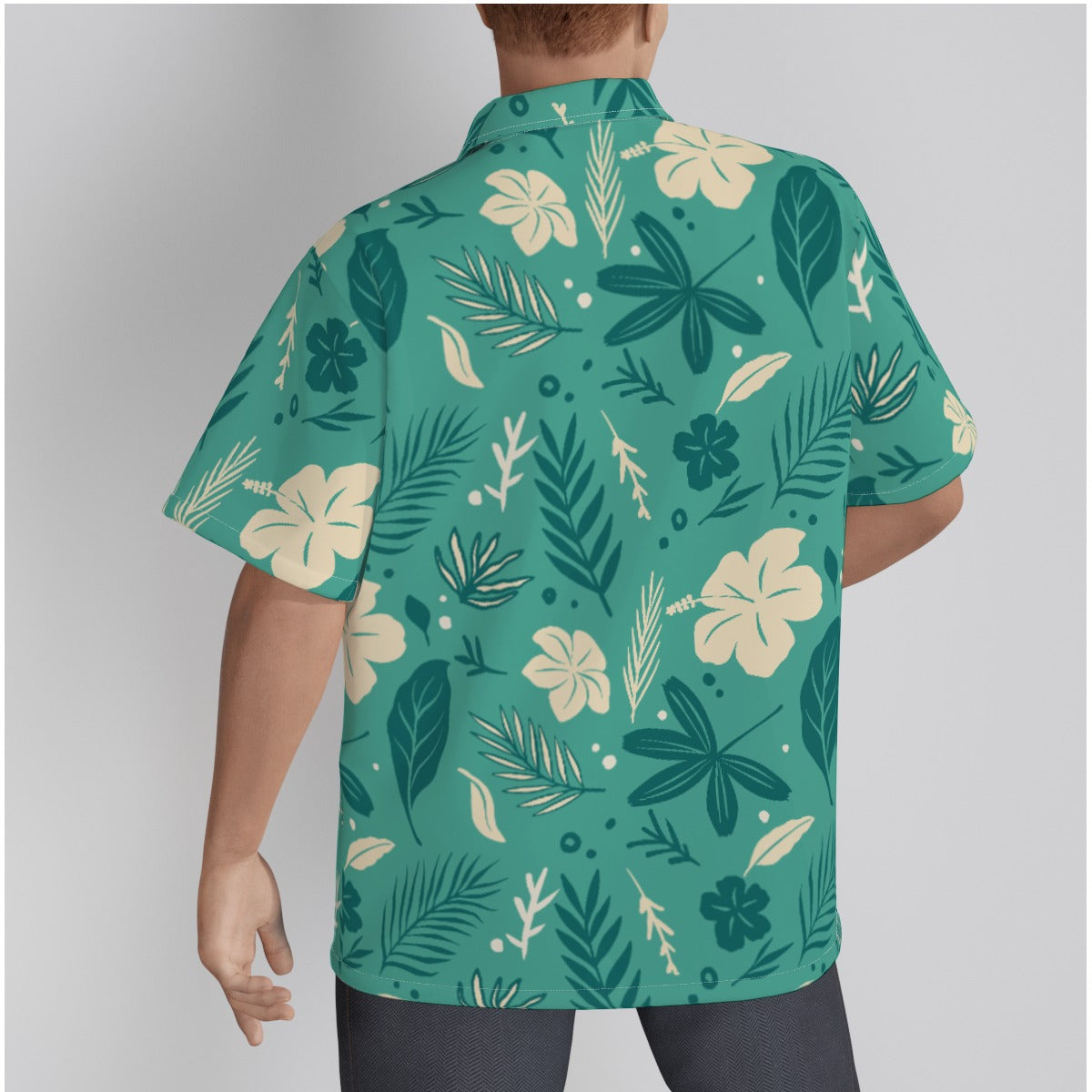 "Tropical Whispers" Hawaiian Shirt - Cotton