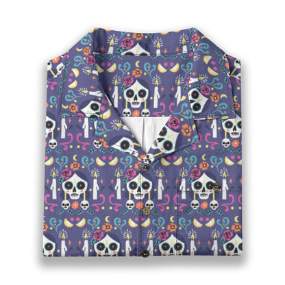 “Noches de Recuerdo” Día de Muertos Cotton Celebration Shirt