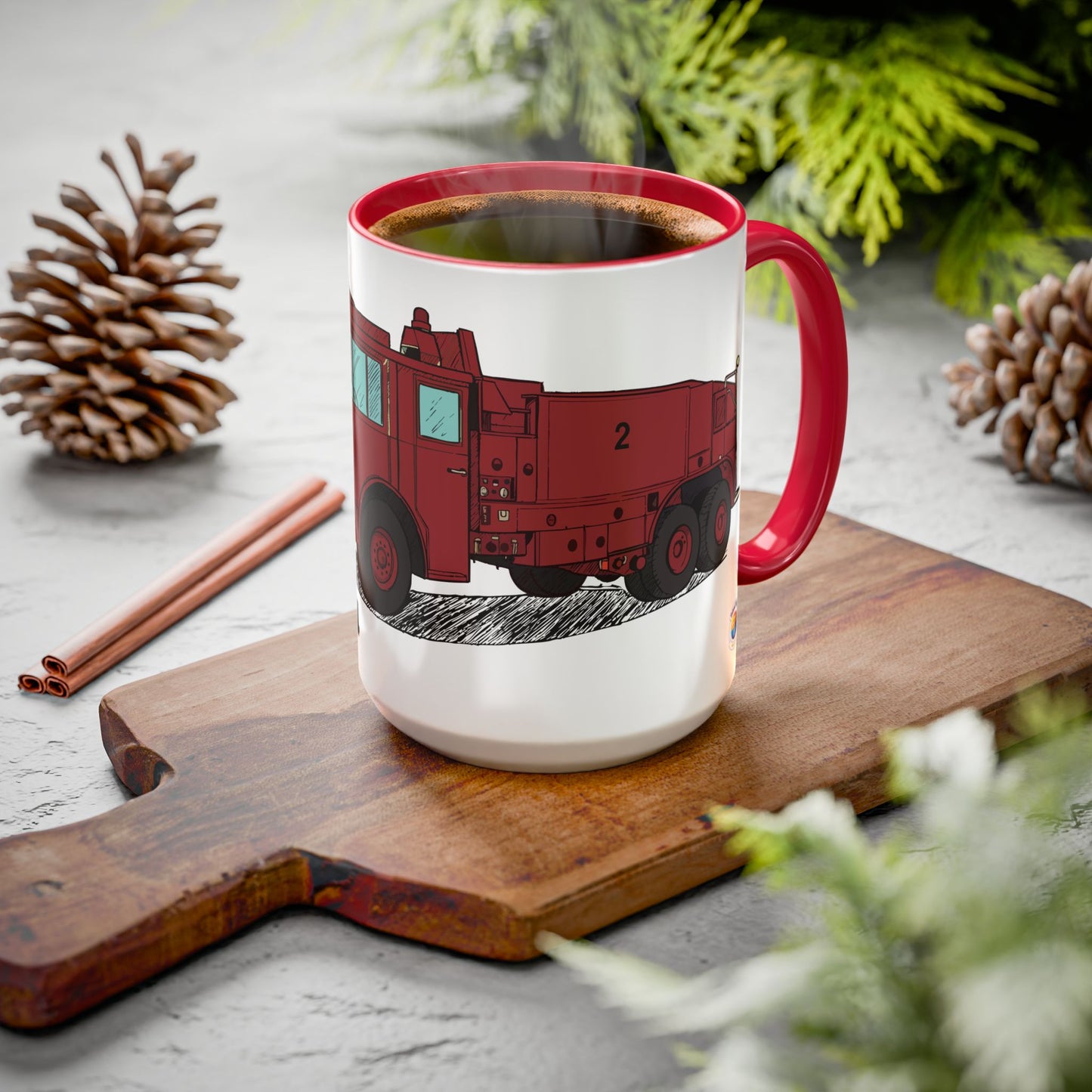 A/S 32 P-4 CFR Truck Fundraiser Coffee Mug by Island Vibes For Life