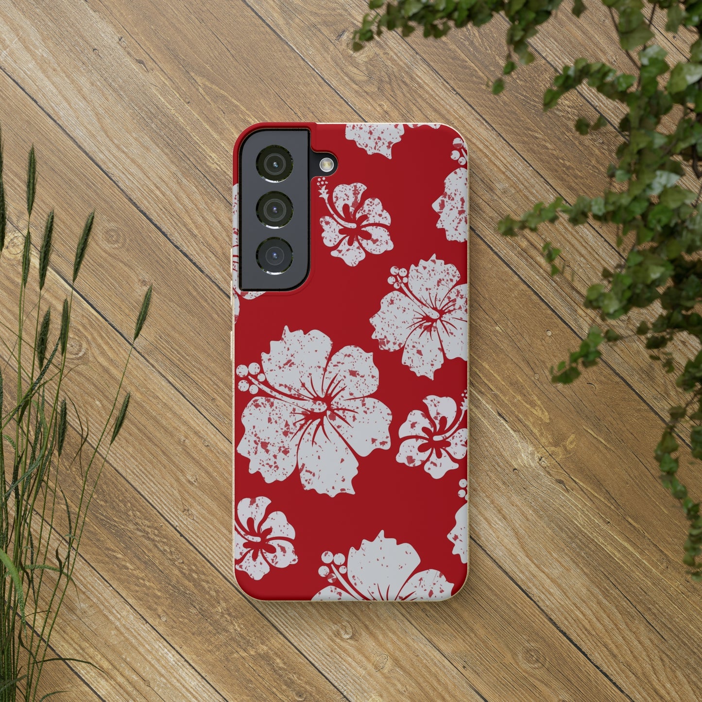 "Hibiscus Hues" Eco Biodegradable Phone Cases - iPhone and Galaxy