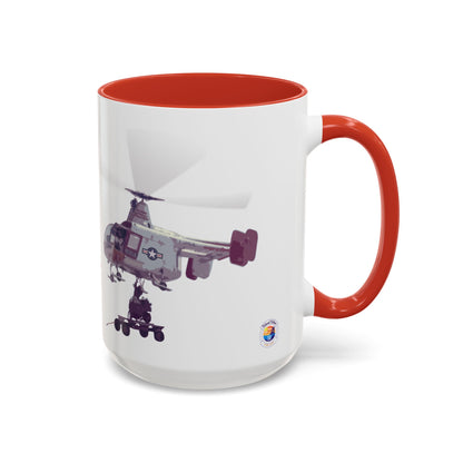 HH-43 Rescue Coffee Mug -  USAF ARFF Huskie Helicopter Mug exclusive by Island Vibes For Life V2