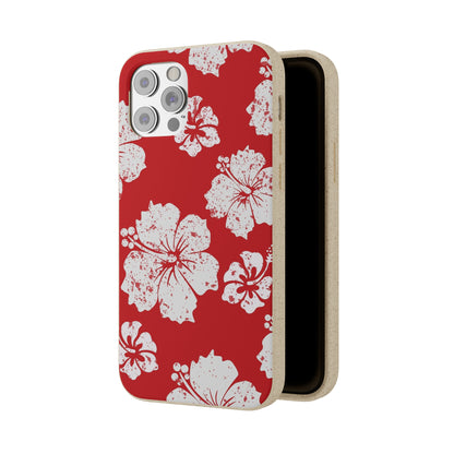 "Hibiscus Hues" Eco Biodegradable Phone Cases - iPhone and Galaxy