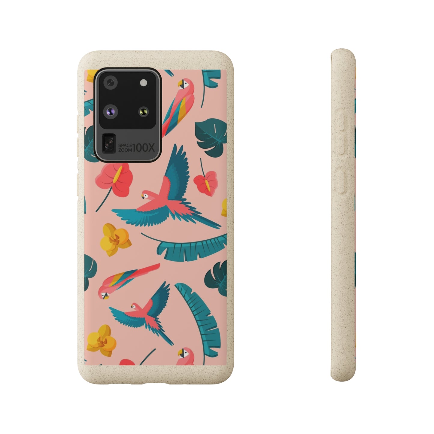 "Colorful Plumage"  Eco Biodegradable Phone Cases - iPhone and Galaxy