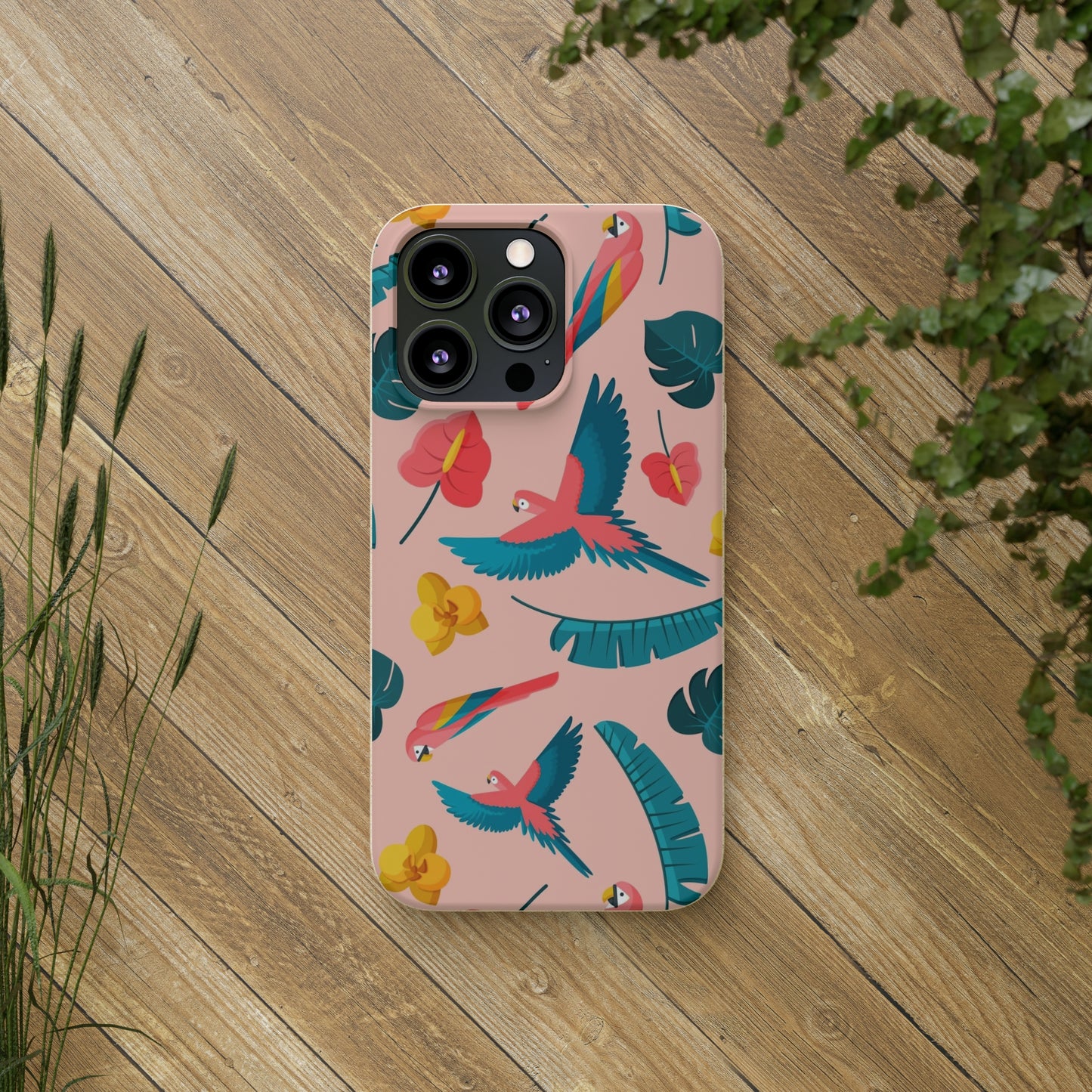 "Colorful Plumage"  Eco Biodegradable Phone Cases - iPhone and Galaxy