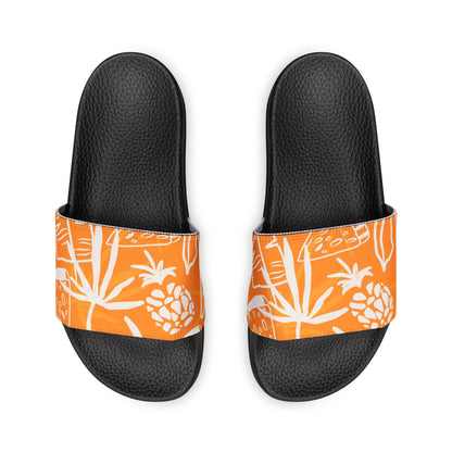 "Orange Pineapple Papaya Fusion" Women's Beach Sandals