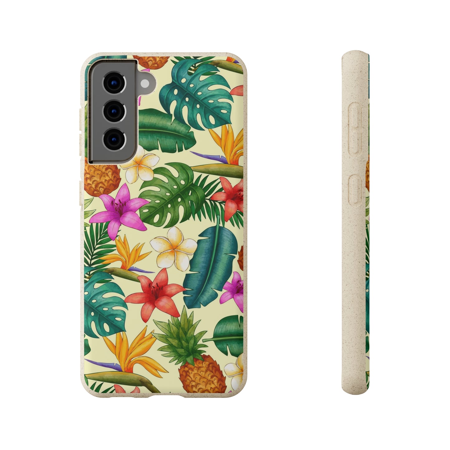 "Pineapple Infused" Eco Biodegradable Phone Cases -iPhone and Galaxy