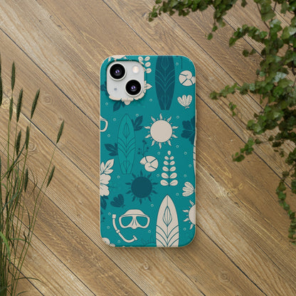 "Surf's Up, Dive Down" Eco Biodegradable Cases - iPhone and Galaxy