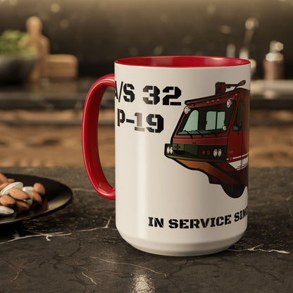 A/S 32 P-19 Crash Fire Rescue Coffee Mug by Island Vibes For Life