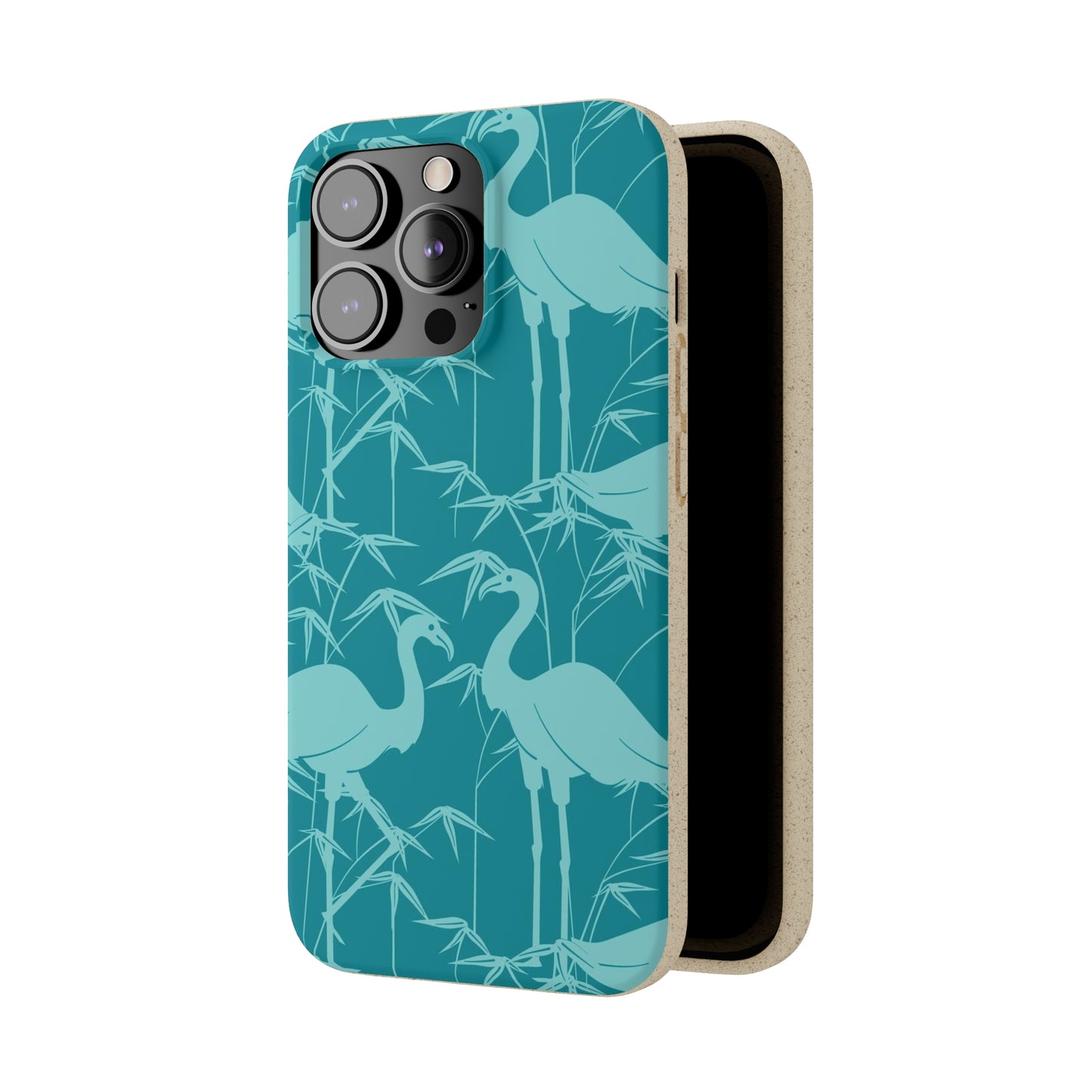 "Egrets in Teal" Eco Biodegradable Cases - iPhone and Galaxy