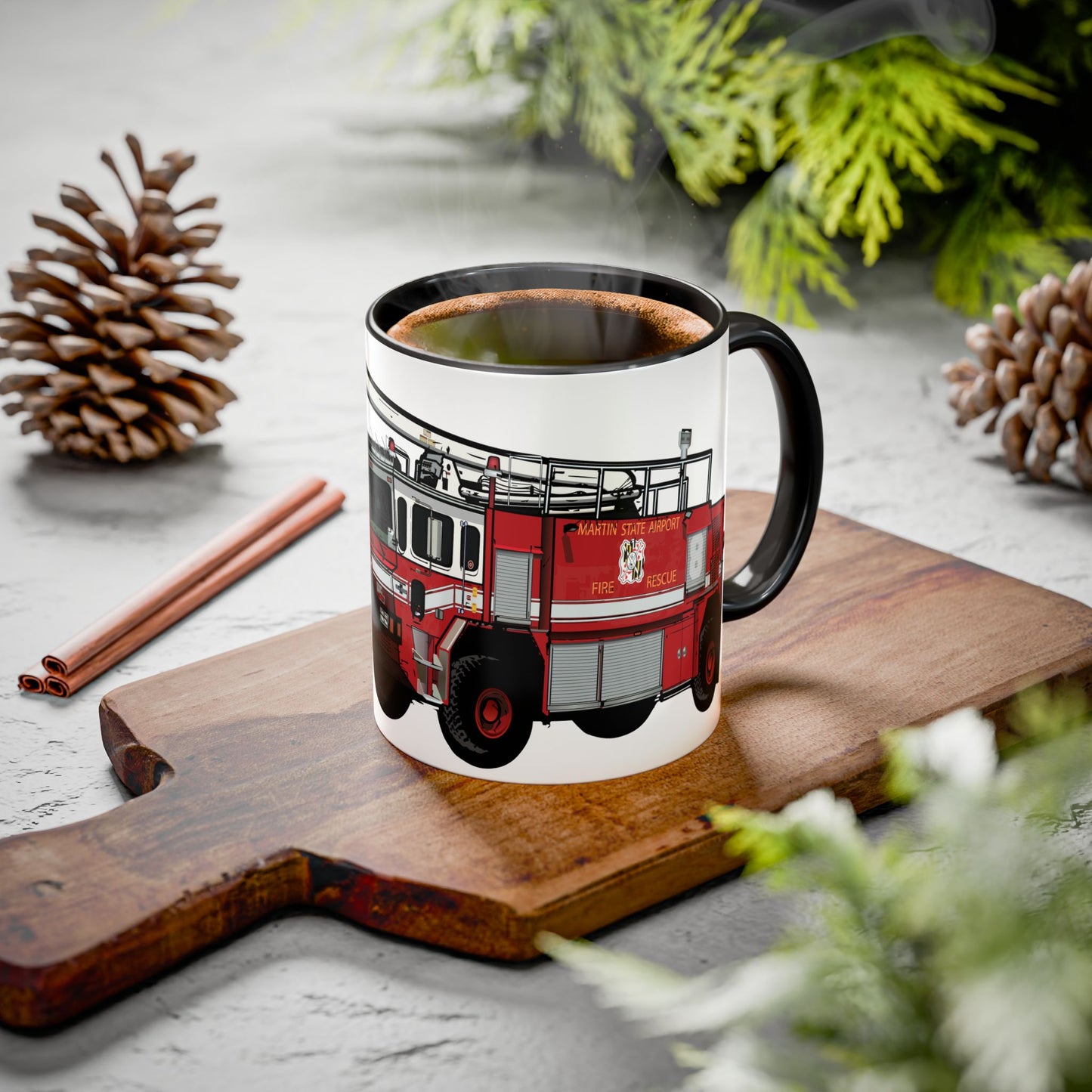 Oshkosh T-1500 “Air Guard Snozzle” Coffee Mug by Island Vibes For Life