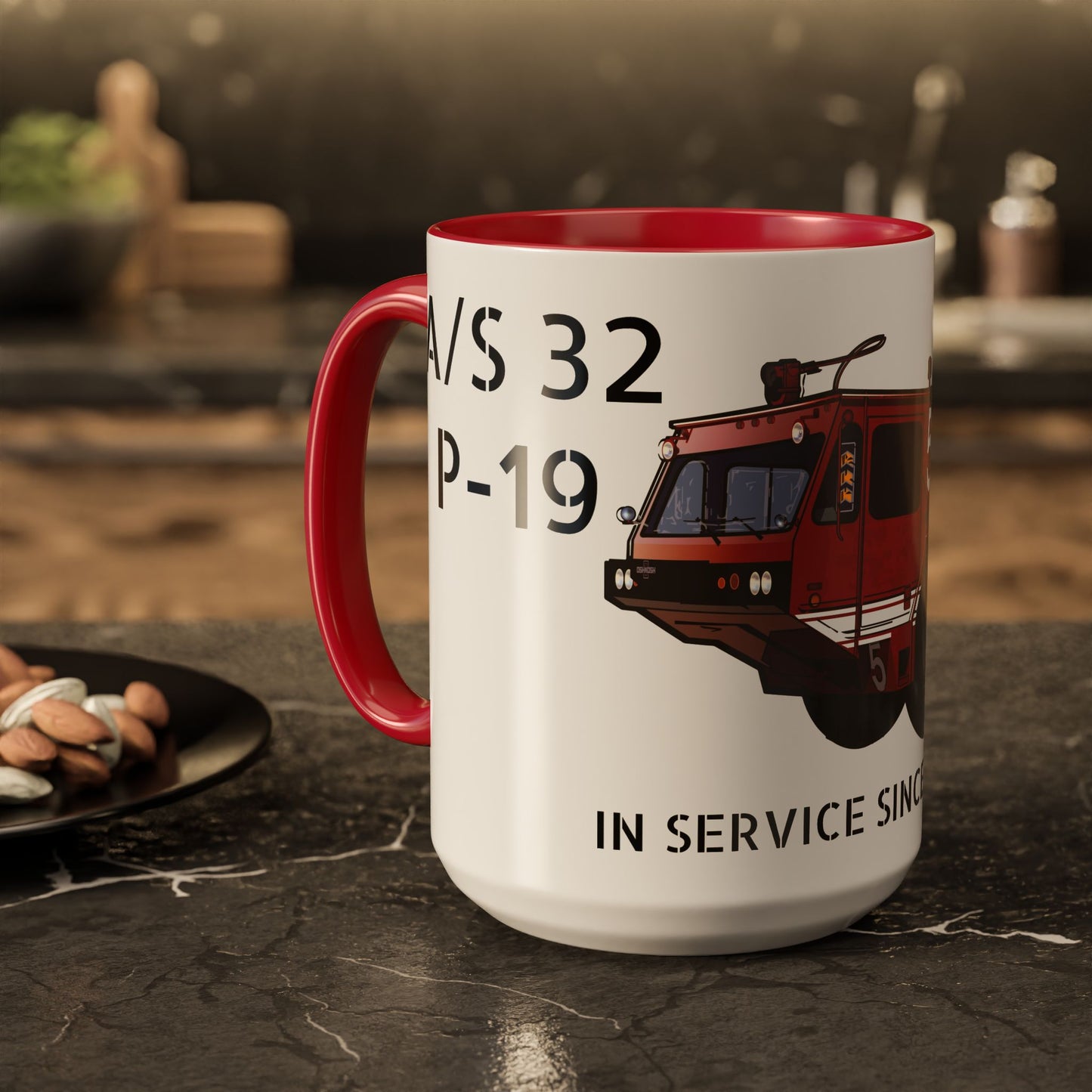 A/S 32 P-19 Crash Fire Rescue Coffee Mug by Island Vibes For Life