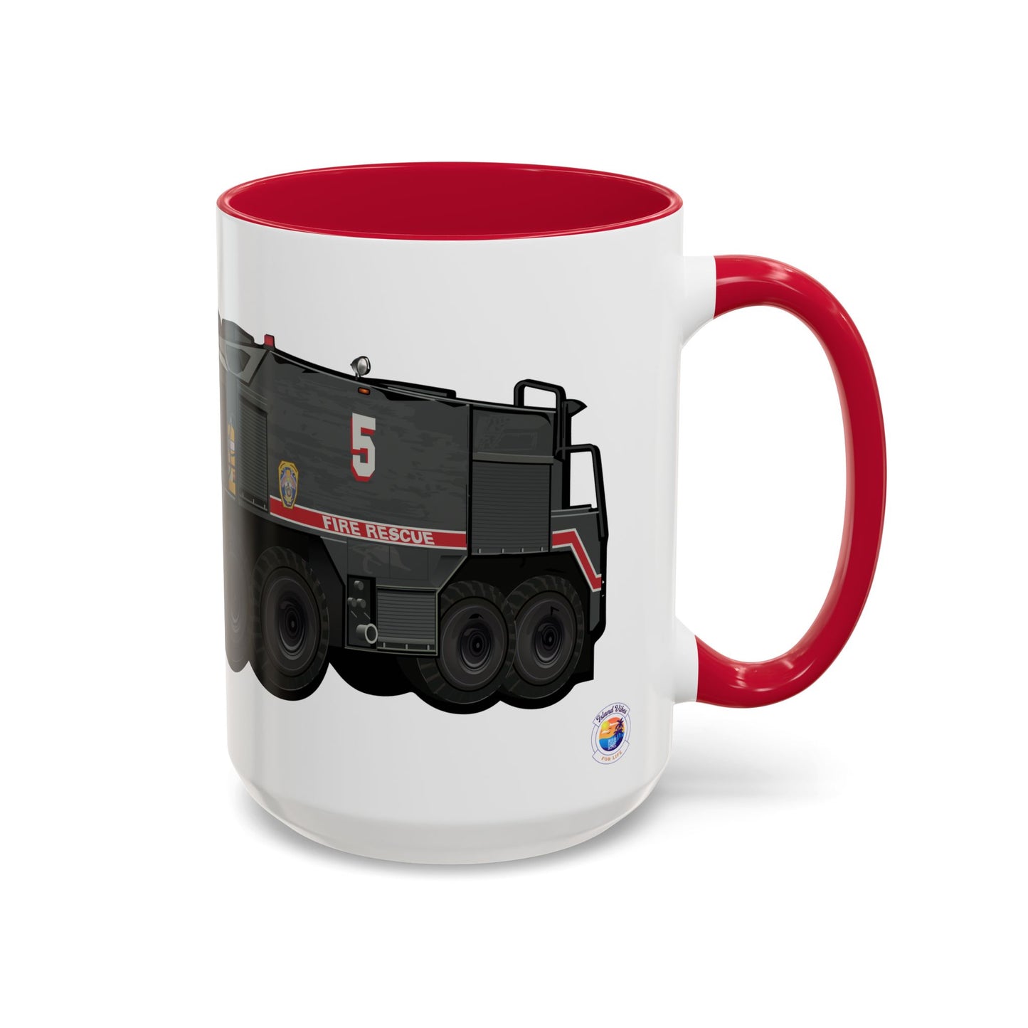A/S 32 P-23 “Drive It Till the Wheels Fall Off” Crash Fire Rescue Coffee Mug by Island Vibes For Life