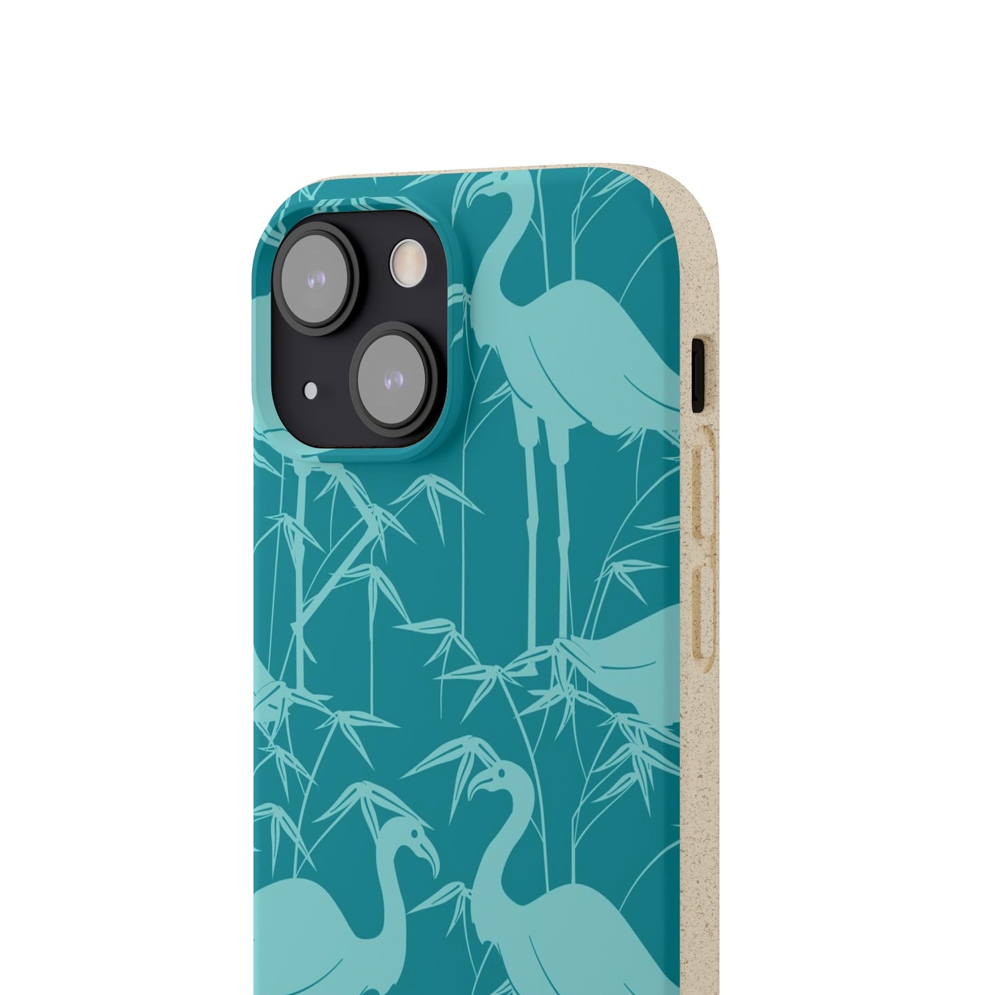 "Egrets in Teal" Eco Biodegradable Cases - iPhone and Galaxy