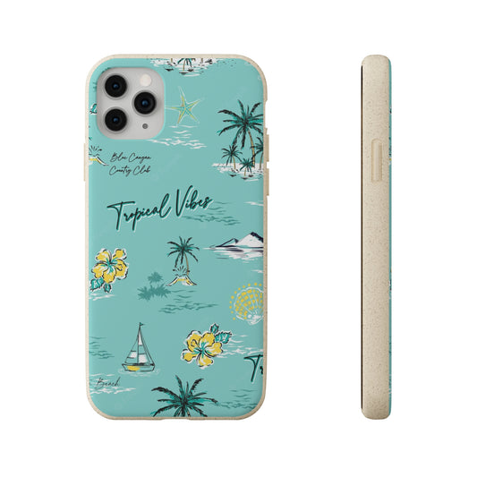 "Tropical Vibes" Eco Biodegradable Phone Cases - iPhone and Galaxy