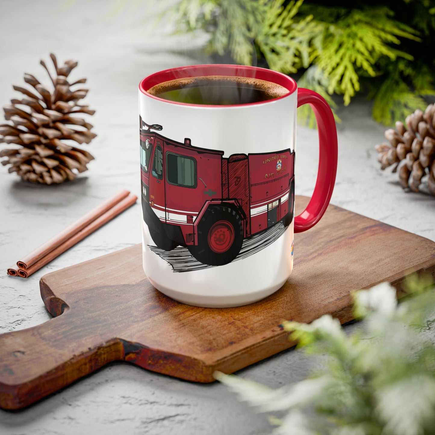 A/S 32 P-19 CFR Truck Fundraiser Coffee Mug by Island Vibes For Life