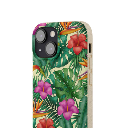 "Bird of Paradise Delight"  Eco Biodegradable Phone Cases - iPhone and Galaxy