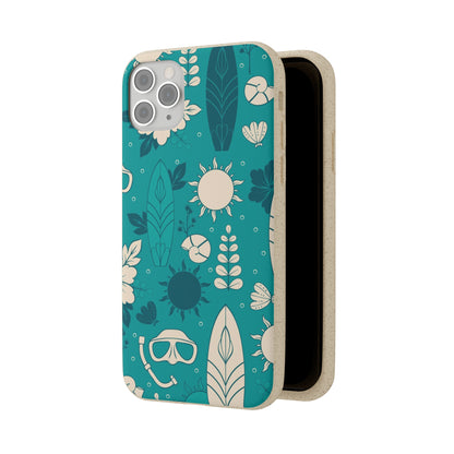 "Surf's Up, Dive Down" Eco Biodegradable Cases - iPhone and Galaxy