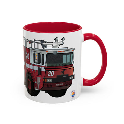 NASA / USAF Oshkosh T-1500 Crash Fire Rescue Coffee Mug by Island Vibes For Life