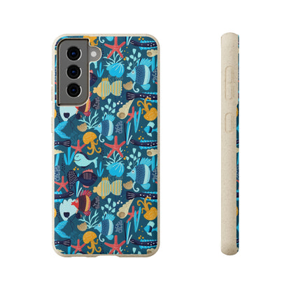 "Aqua Wonderland" Eco Biodegradable Cases - iPhone and Galaxy