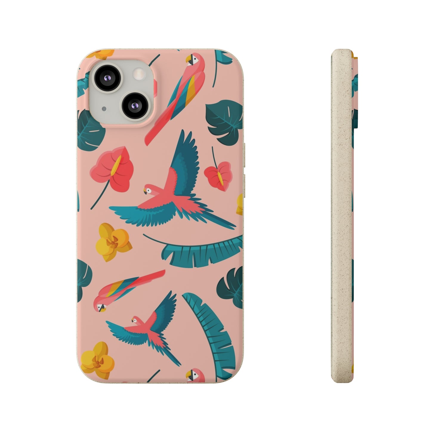 "Colorful Plumage"  Eco Biodegradable Phone Cases - iPhone and Galaxy