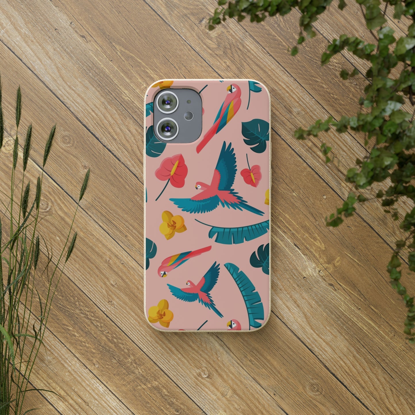 "Colorful Plumage"  Eco Biodegradable Phone Cases - iPhone and Galaxy